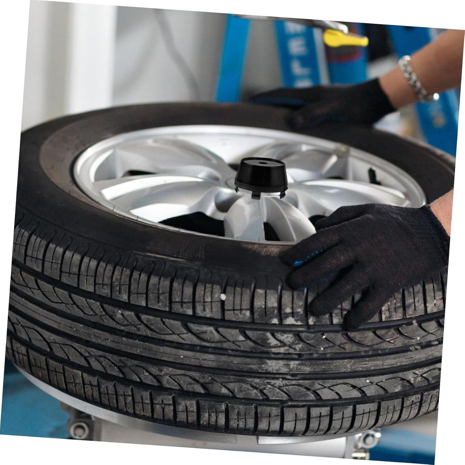 2Pcs Wheel Hub Center Caps Weather Resistant Auto Caps Easy Installation for Cars Stylish Fit Enhance Vehicle Aesthetic with Minimalist Design image number 6