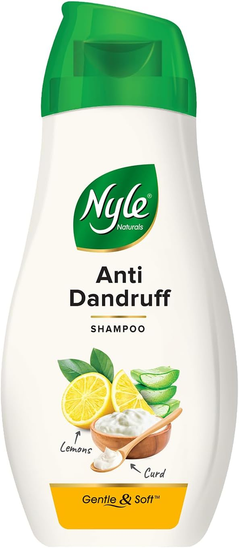 Nyle Naturals anti Dandruff Shampoo, with Goodness of Lemon and Curd, 180Ml, White, (NYAM0180AD04R) image number 6