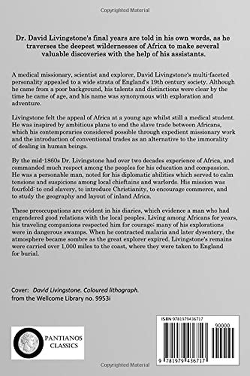 The Last Journals of David Livingstone, in Central Africa, from 1865 to His Death, Volume I (Of 2), 1866-1868 image number 1