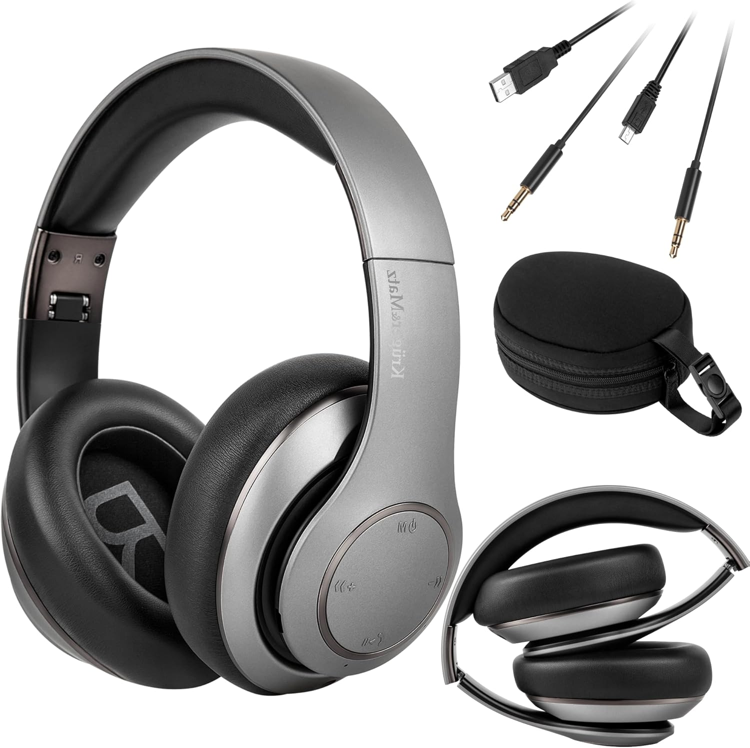 Kr&uuml;ger&Matz Street 3 Bluetooth Headphones - Graphite image number 4