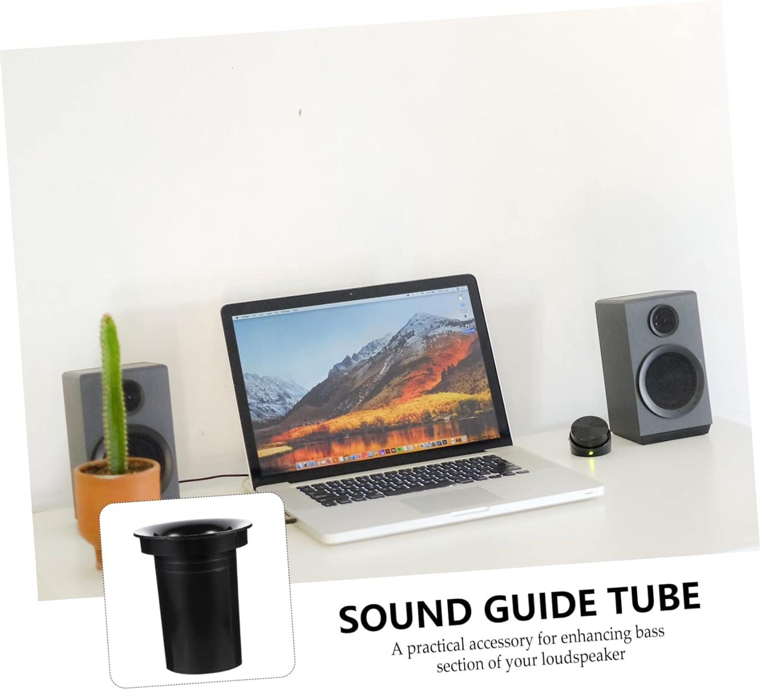 KICHOUSE 5Pcs Plastic Subwoofer Sound Guide Tube Speaker Replacement Reflex Tube for Speaker Supply image number 1