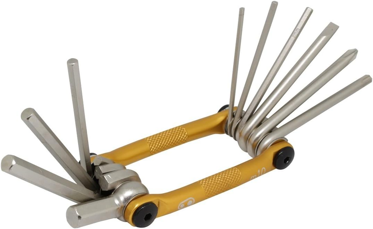 Crank Brothers Multi Bicycle Tool (10-Function, Gold) image number 6