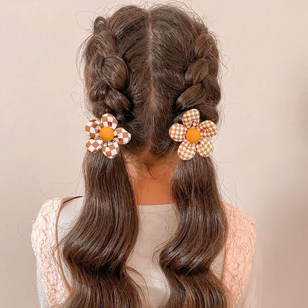 20Pcs Girls Hair Ties Toddler Hair Ties No Damage,Colorful Flower Hair Ties Kids Hair Ties Baby Hair Bands Small Ponytail Holders Soft Hair Ties,Cute Hair Ties Toddler Hair Accessories for Girls image number 2