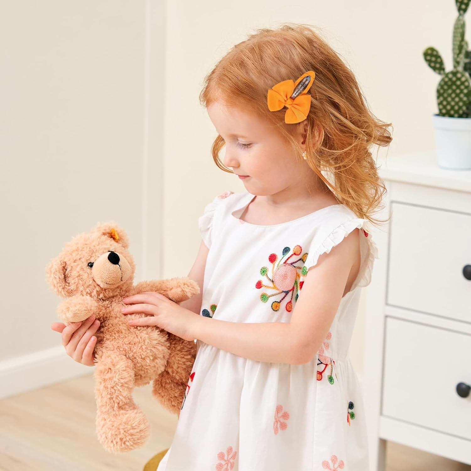 Choicbaby Pack of 40 Hair Clips Girls, 2 Inch Hair Clip Bow Hair Clips Children Girls Hair Accessories for Baby Girls Toddlers image number 1