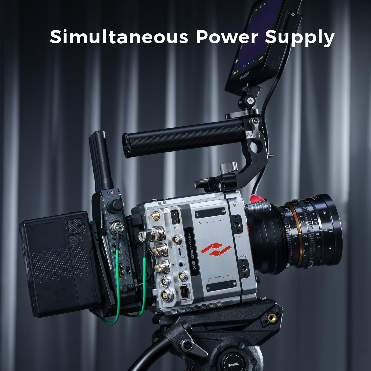 Accsoon ACC32 V-Lock Adapter/Aluminum Alloy/Lightweight/Cineview Master 4K/Cineview 2 SDI Wireless Transmitter image number 5