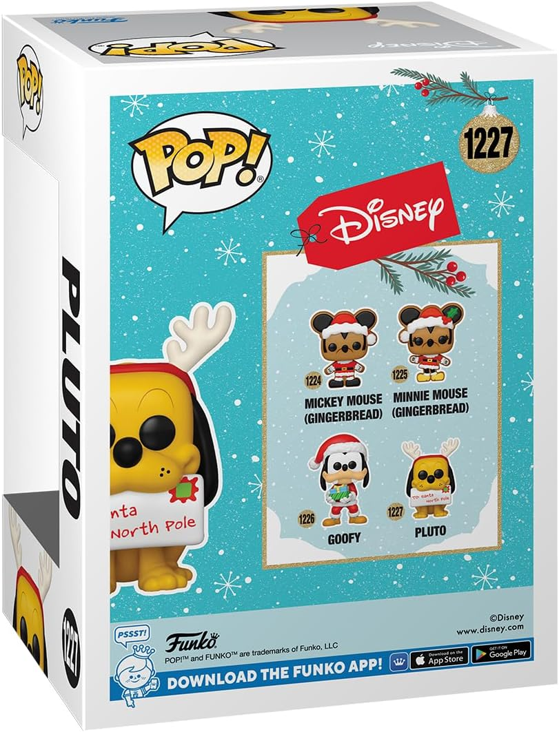 Disney - Pluto Holiday US Exclusive Flocked Pop! Vinyl image number 6