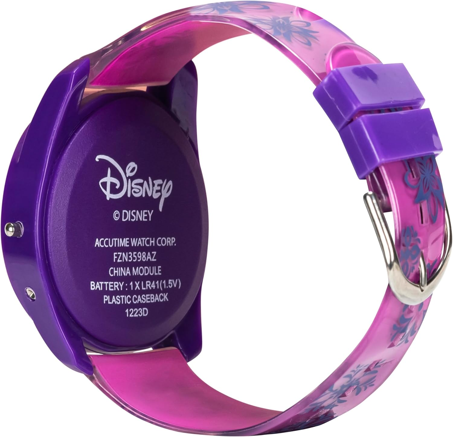 Disney Kids' Digital Display Analog Quartz Watch - Pink image number 6