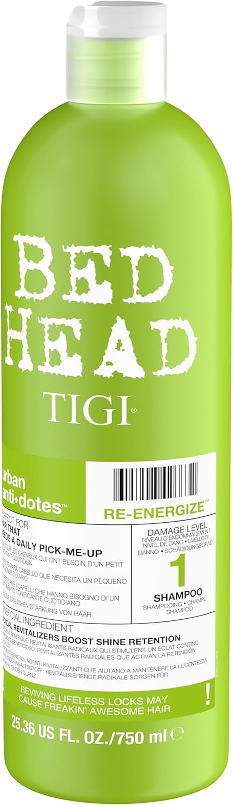 TIGI Bed Head Urban Antidotes Urban Antidotes 1 Re-Energize Shampooing 750Ml image number 1