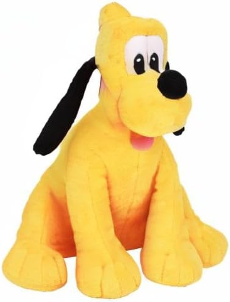 Disney Junior Mickey Mouse Bean Plush Pluto, Stuffed Animals, Dog, by Just Play