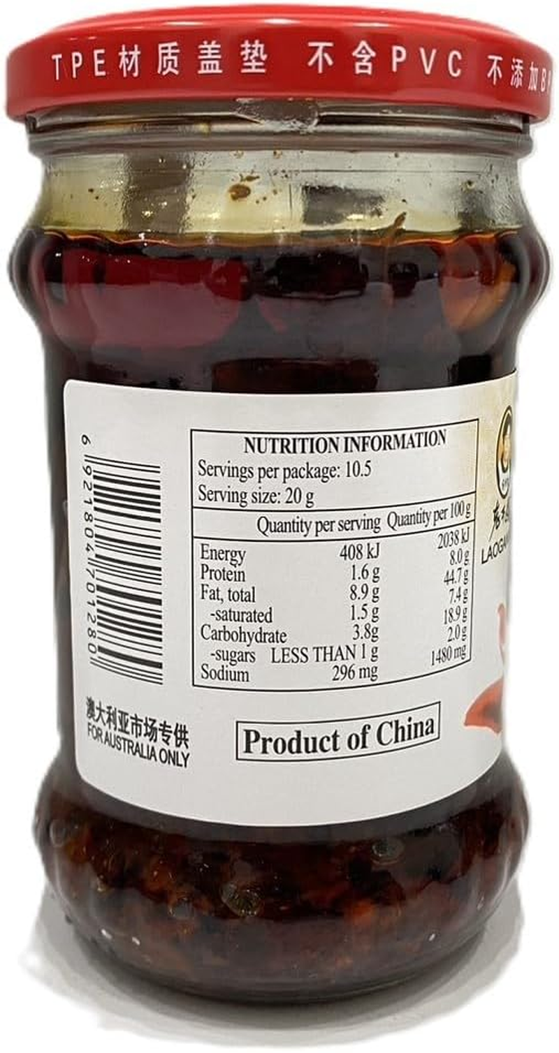 Laoganma Oil Chilli Condiment with Mushroom 210 G image number 2