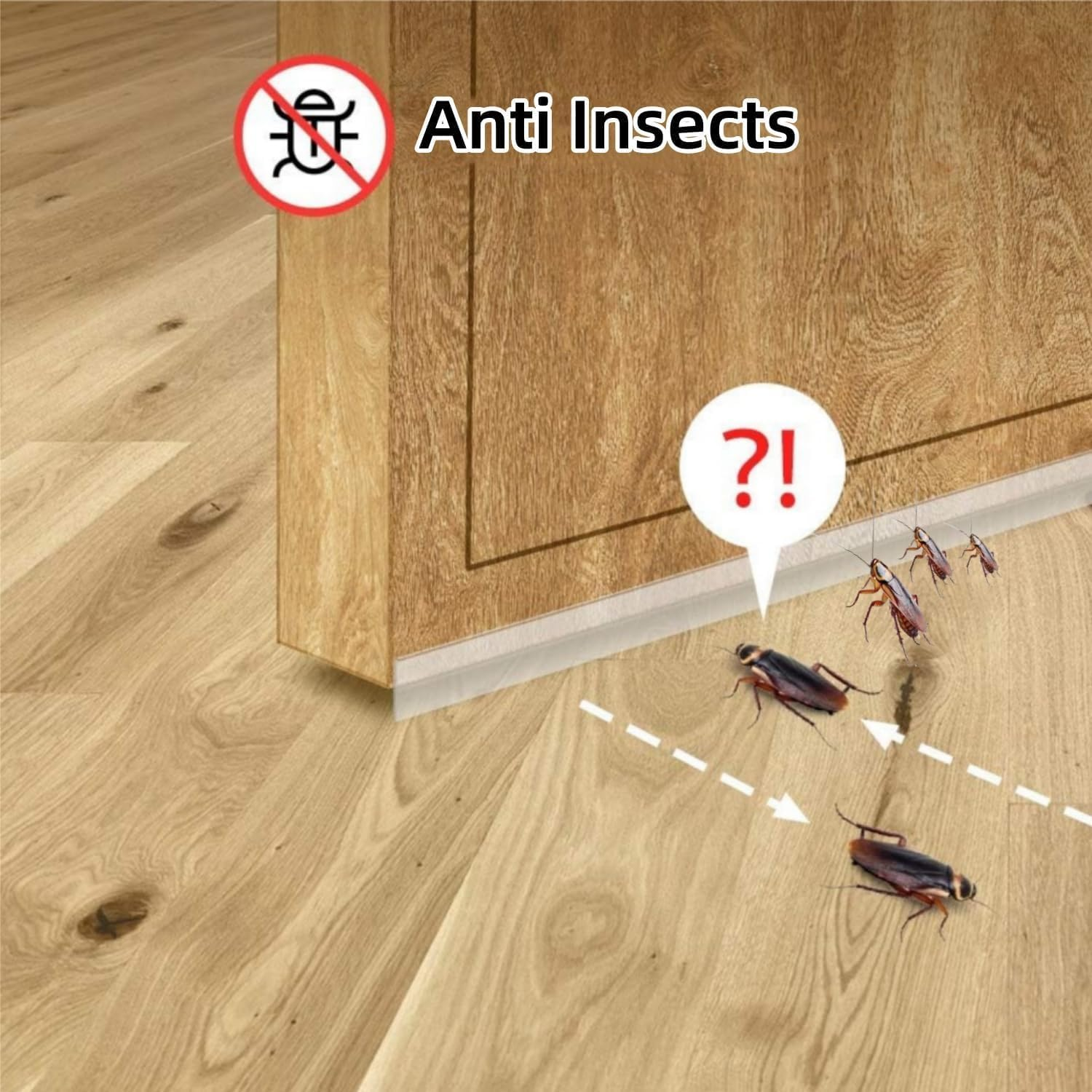 16Ft Silicone Seal Strip,Weather Stripping for Door or Window,Weatherproof Soundproof Self Adhesive Door Bottom, Draft Stopper Silicone Strip Tape for Door Window and Shower Glass image number 6