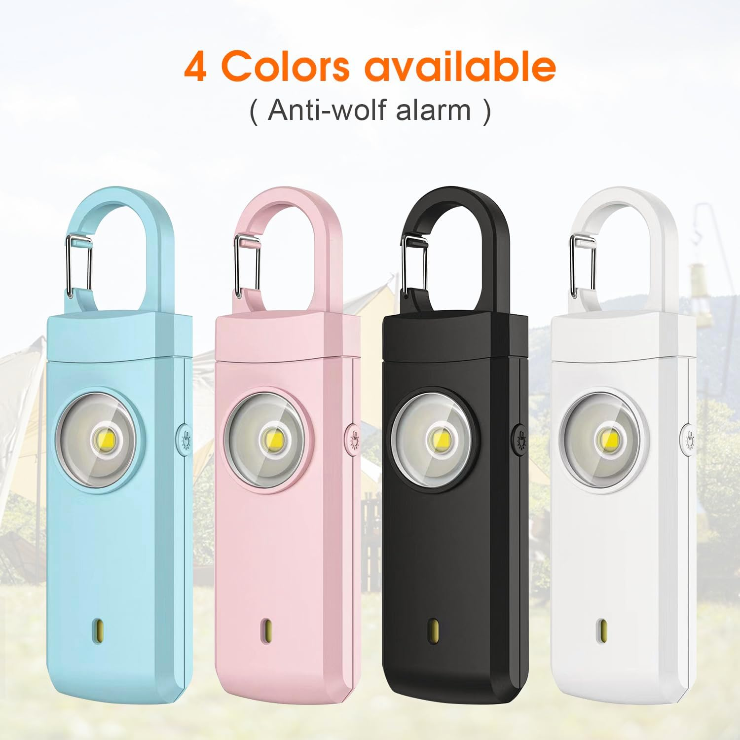 Sonicefit 130Db Rechargeable Personal Alarm for Women & Men, Safety Keychain with Strobe Light & Loud Siren, Security Alarm for Students, Kids, Girls, Elderly - Ideal Christmas/Birthday Gift (Pink) - Pink image number 6