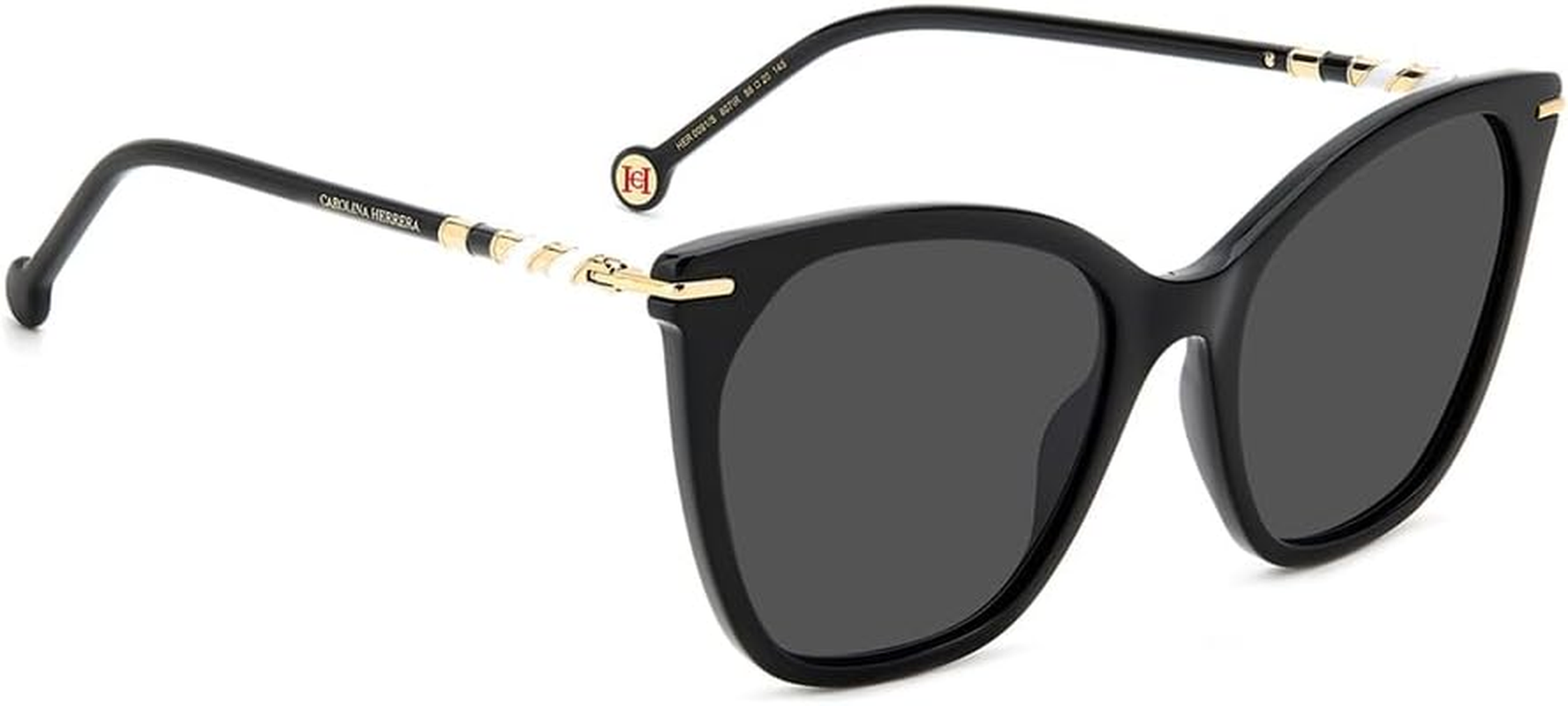Carolina Herrera Women'S HER 0091/S Sunglasses, Black, 56 Mm image number 2