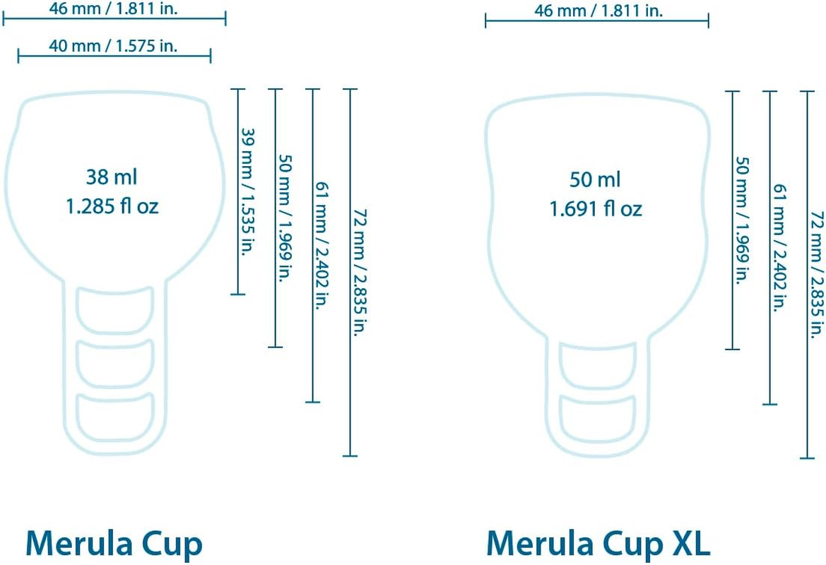 Merula Cup XL - the Menstrual Cup for Very Strong Days