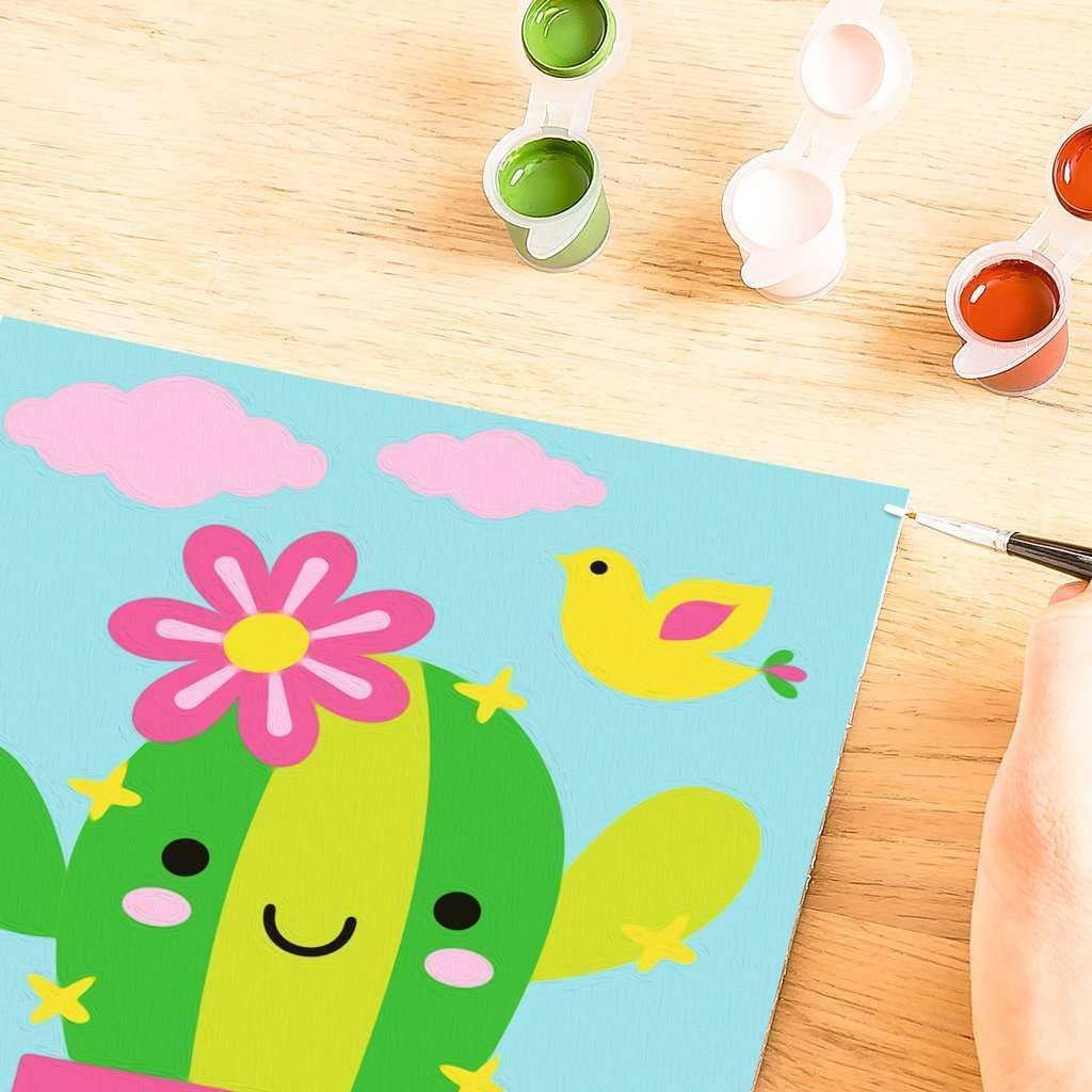 Ravensburger Malen Nach Zahlen 23634 - Kleiner Kaktus - Kinder Ab 7 Jahren image number 6