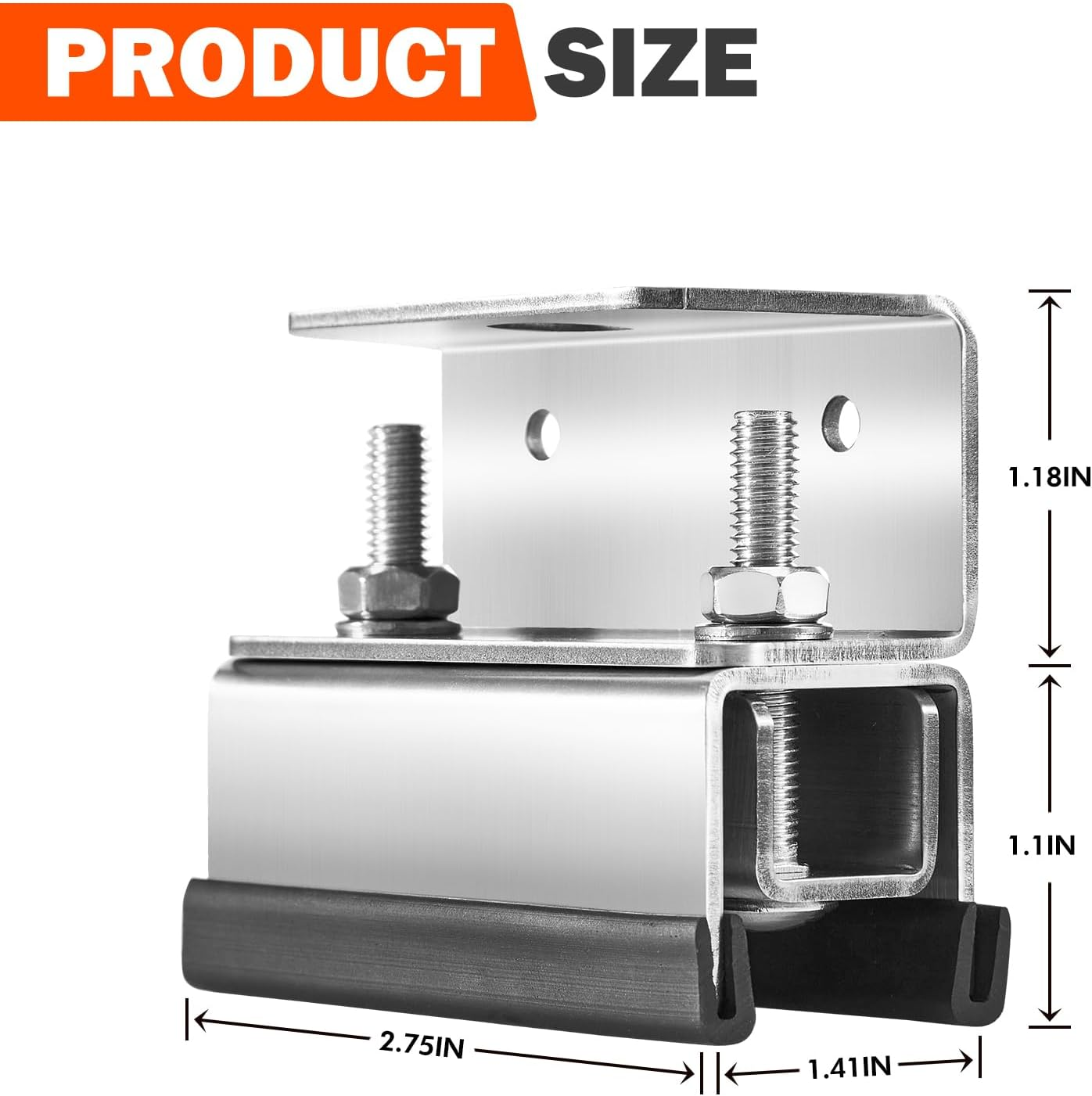 Gedlex Roof Rack Mounting Brackets, Roof Rack Mount Kit, 304 Stainless Steel Van Roof Rack for Promaster, Boxer, Jumper, Ducato 4 Piece image number 2