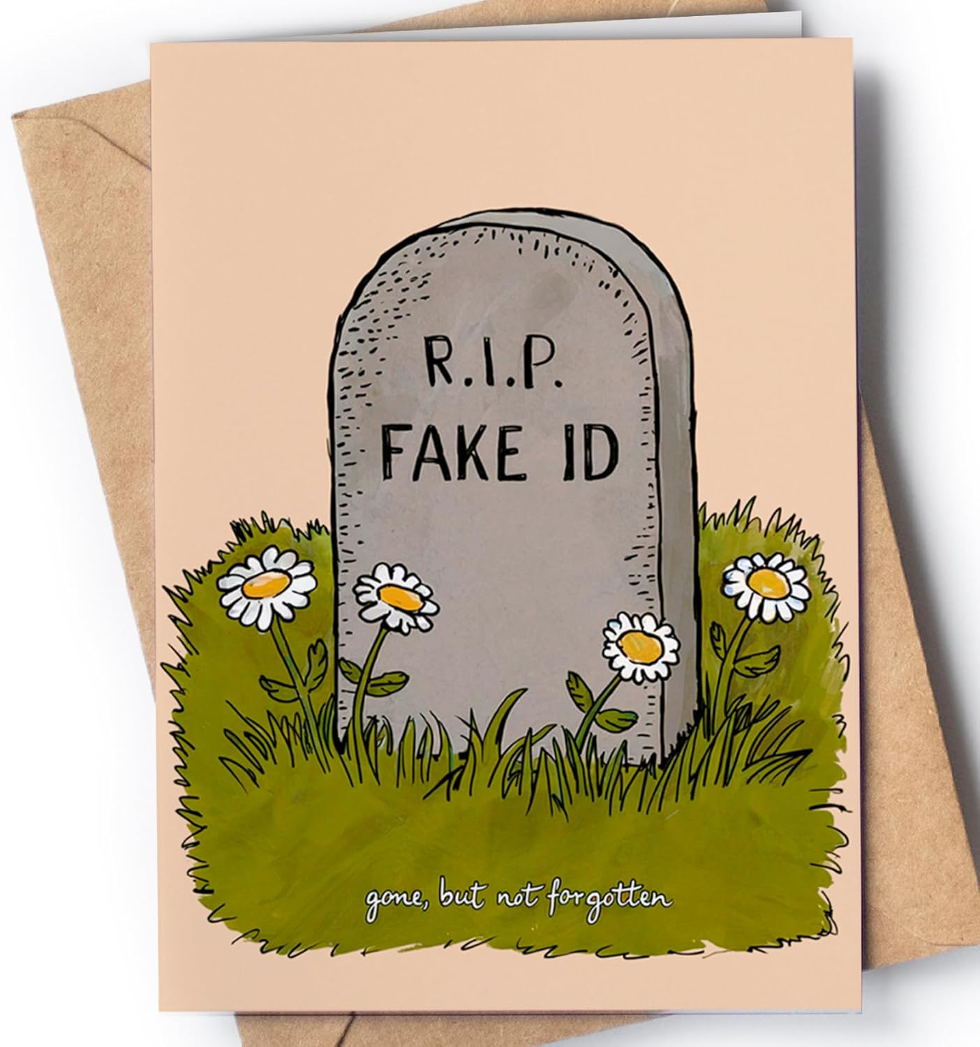 40Th Birthday Card - Funny 40 Birthday Card for Her, Him - Happy Birthday Card for 40 Year Old Women, Men, Mom, Wife, Dad, Aunt or Friend - RIP Thirties Greeting Card image number 1