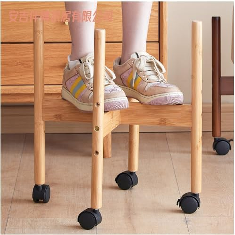 Plant Stand with Non-Slip and Fixable Universal Wheels, Easy Move and Smooth, Three Heights Adjustable, 33*30Cm image number 6