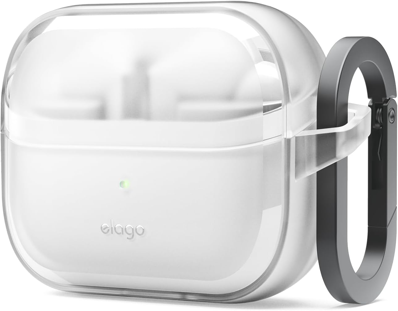 Elago EDC Case Compatible with Samsung Galaxy Buds 3 & 3 Pro & Galaxy Buds 3 FE Cover - Shock Absorbing Design, Wireless Charging, Full Body Protection (Black)