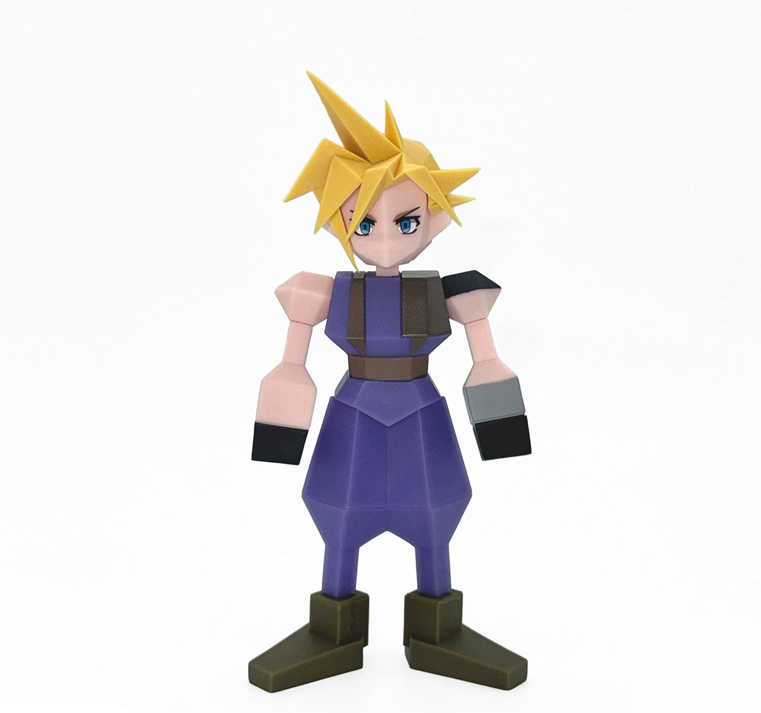 SQUARE ENIX Final Fantasy VII Polygon Soft Vinyl Figure - Cloud Strife