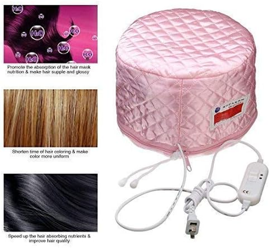 Theodore Hair Care Thermal Head Spa Cap Treatment with Beauty Steamer Nourishing Heating Cap - Pink image number 4