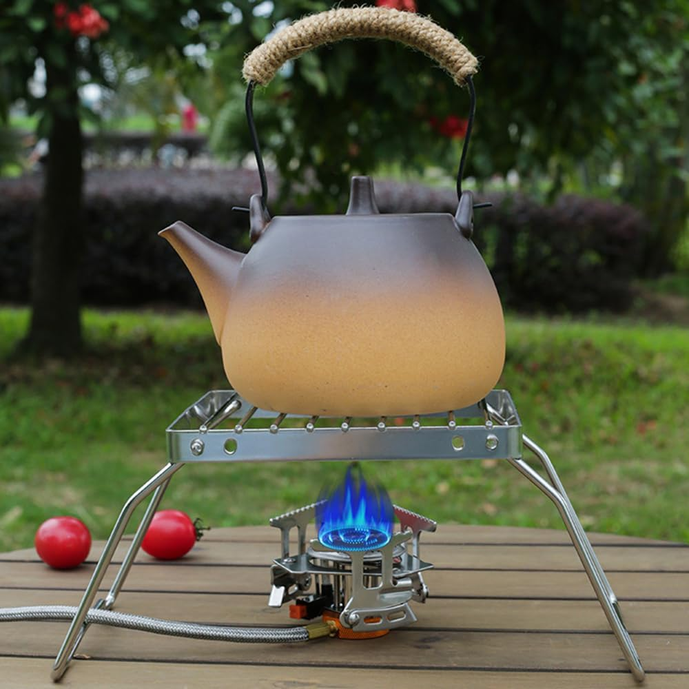 Folding Campfire Grill, Open Fire Grill Grid, Camp Grill with Foldable Legs, Stainless Steel Grill Grate for Outdoor Traveling, Backpacking, Hiking, Picnics image number 3