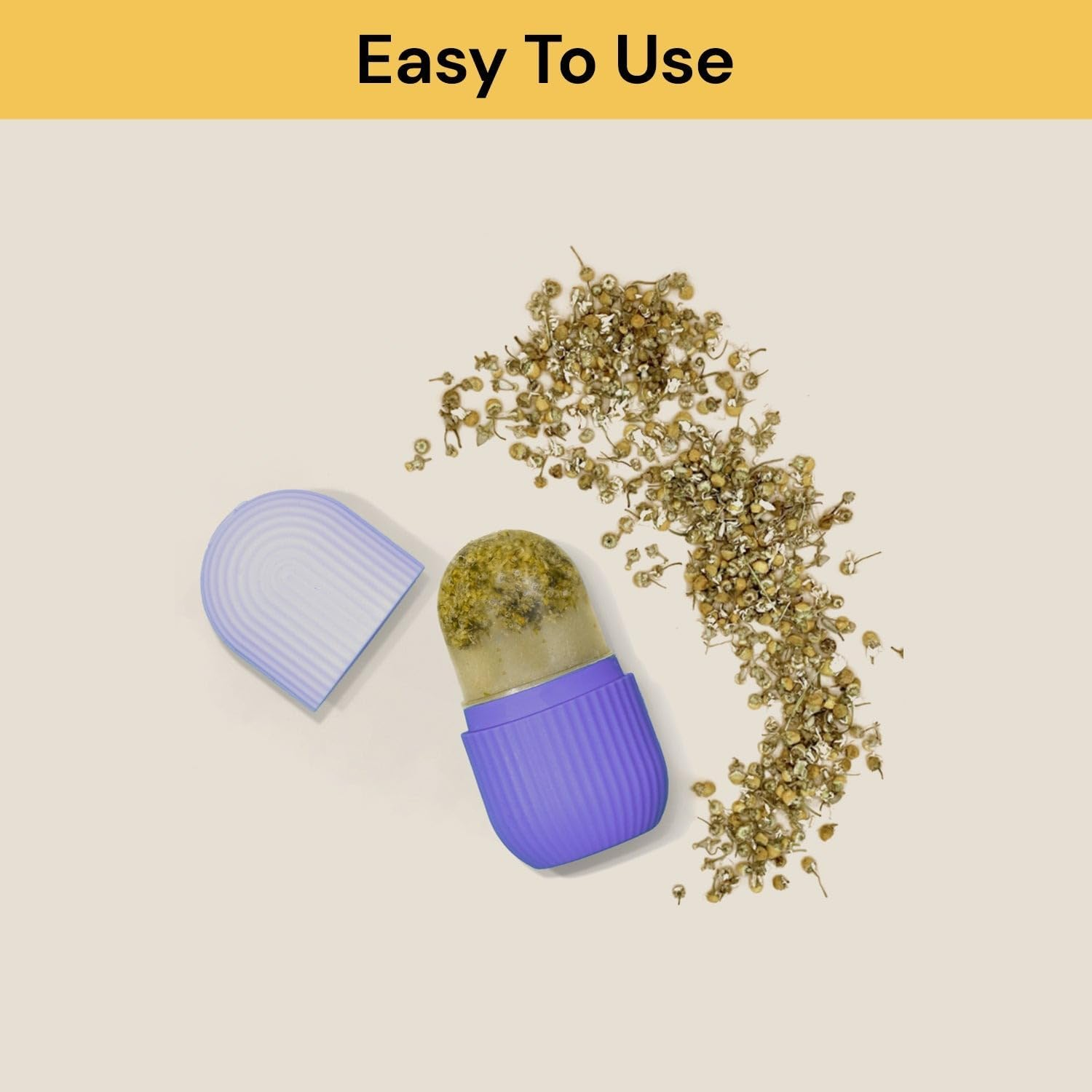 EZONEDEAL Ice Cube Roller Massager for Face, Eyes and Neck Naturally Conditioning and Skin Care, De-Puff Eye Bags, Reduce Migraine Pain, Shrink Pores anti Wrinkle Reusable Massage Silicone Ice Mold (Pink) - Pink image number 5