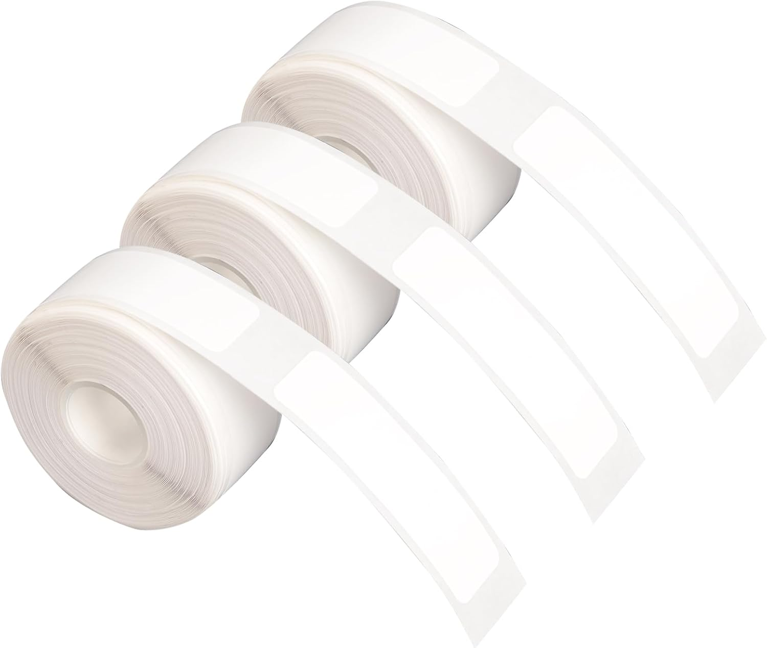 3 Rolls Label Tape Thermal Label Tape Label Print Stickers 12 X 40 Mm Waterproof White Labels Label Printer Paper for Q31 Q30S Q30 D11 D30 D30S LI MI Q1 E1 Label Printers 160 Label per Roll