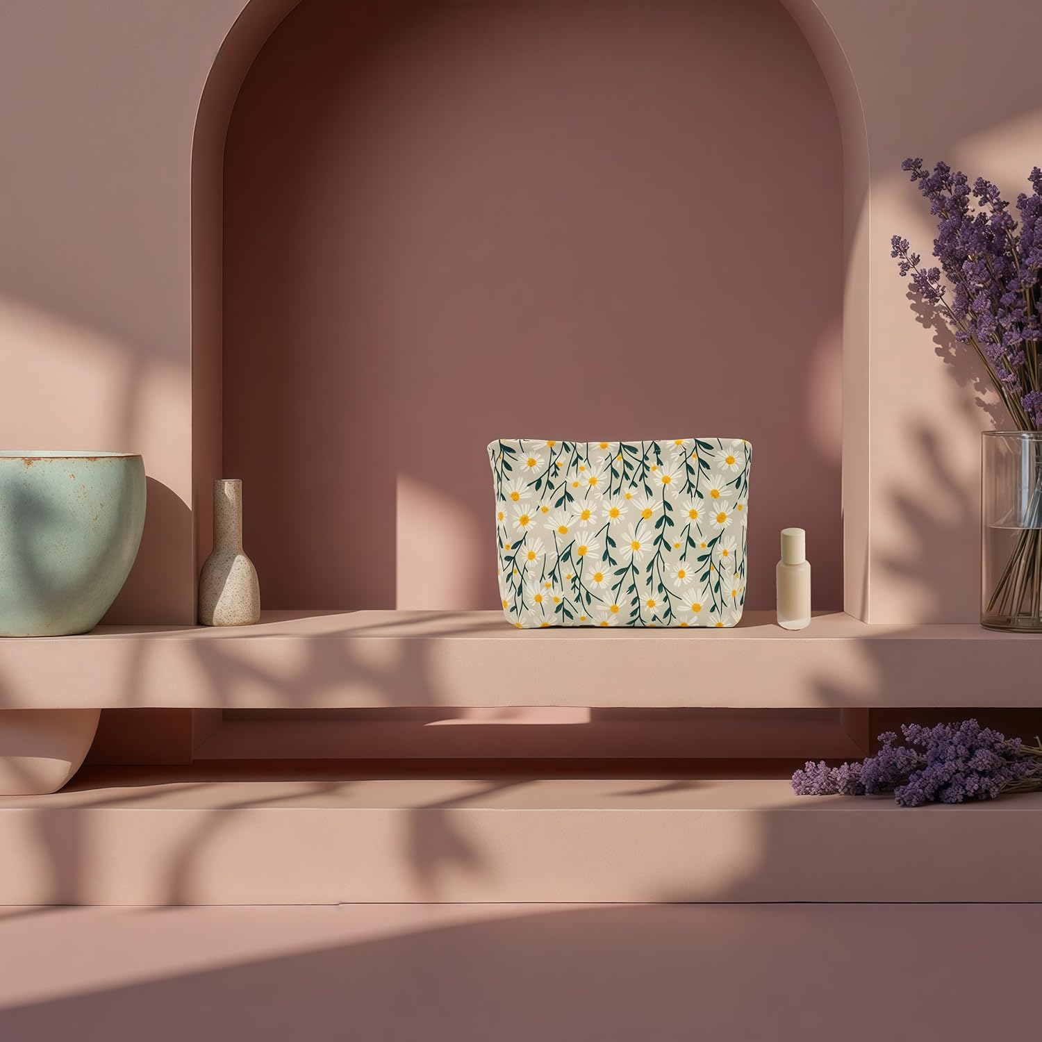 ALLYMAGIC Cosmetic Bag Small Make-Up Cosmetic Bag Multifunctional Bag Women Girls Makeup Bag Organiser for Travel Gift E25-XHHZB