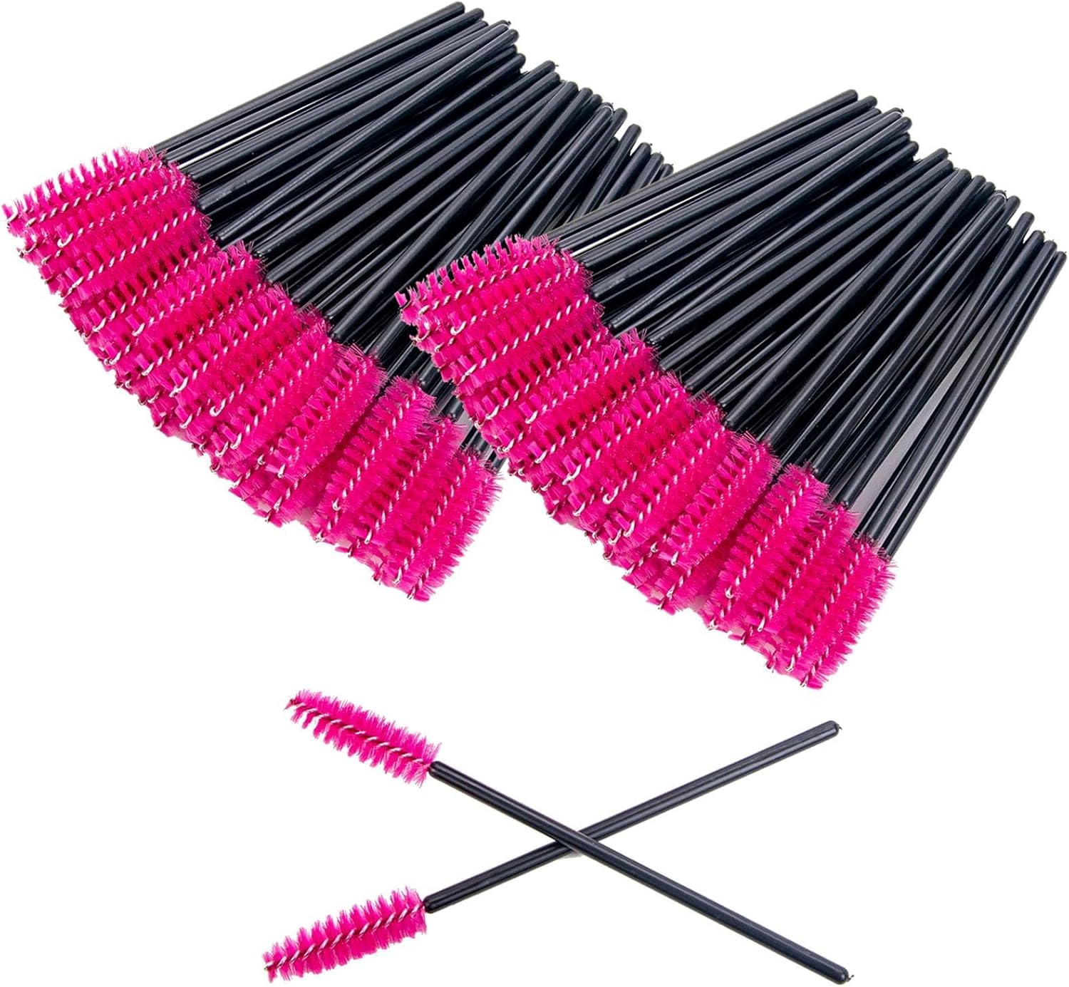 Disposable Eyelash Brush - Disposable Mascara Wands 200 Pink image number 5