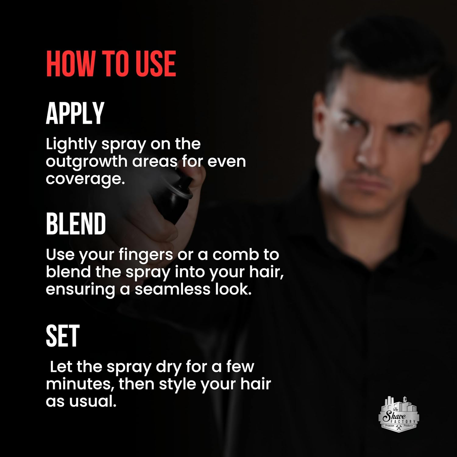 Hair Magic Retouch Root Concealer Light Brown, Instant White Hair Cover