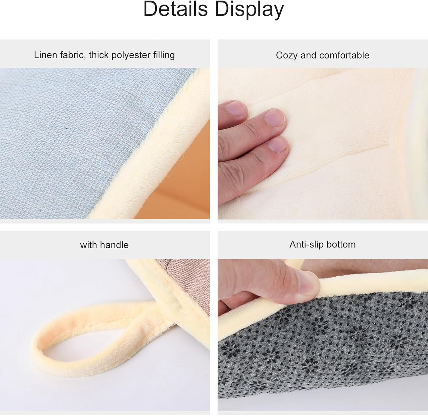 Pet Cat Sleeping Bag, round Cat Beds for Indoor Puppy and Kitten, Cat Cushion, Hidden House, Comfortable Cave Bed for Small Cats Dogs，Machine Washable, Soft Cat Bed All Seasons Fit image number 2