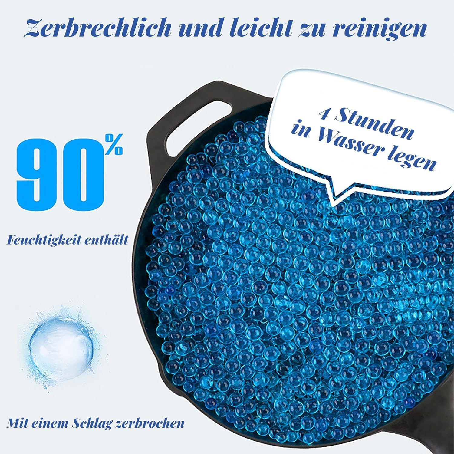 Gel Balls Blaster Ammunition, Gel Balls Blaster Gun Refill Bullets (7-8Mm, 10 Packs, 10,000 per Pack) image number 3