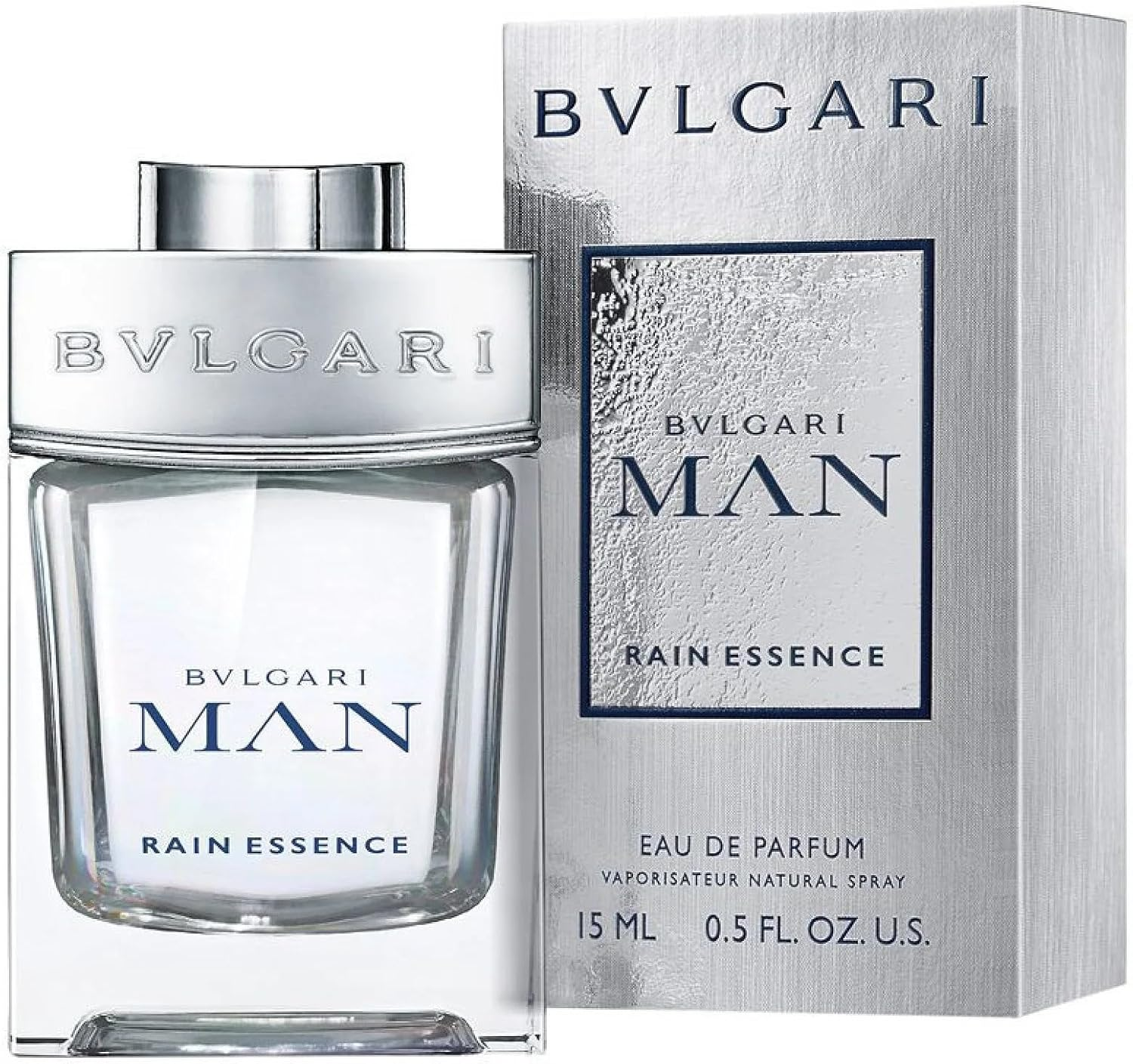 Bvlgari Man Rain Essence Eau De Parfum Travel Spray 15 Ml