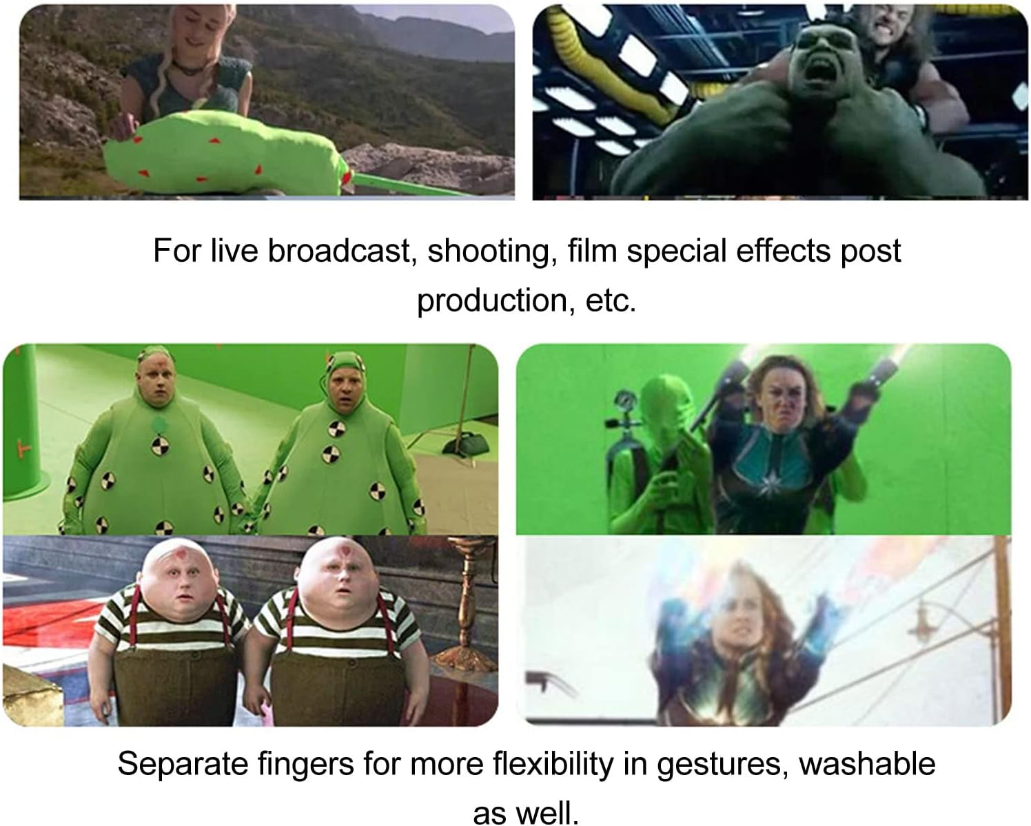 Green Full Bodysuit Men Spandex Stretch Adult Costume Chromakey Disappearing Zentai Unisex Greenman Body Suit for Photo Video Photography Effect, Spandex Stretch (160Cm)