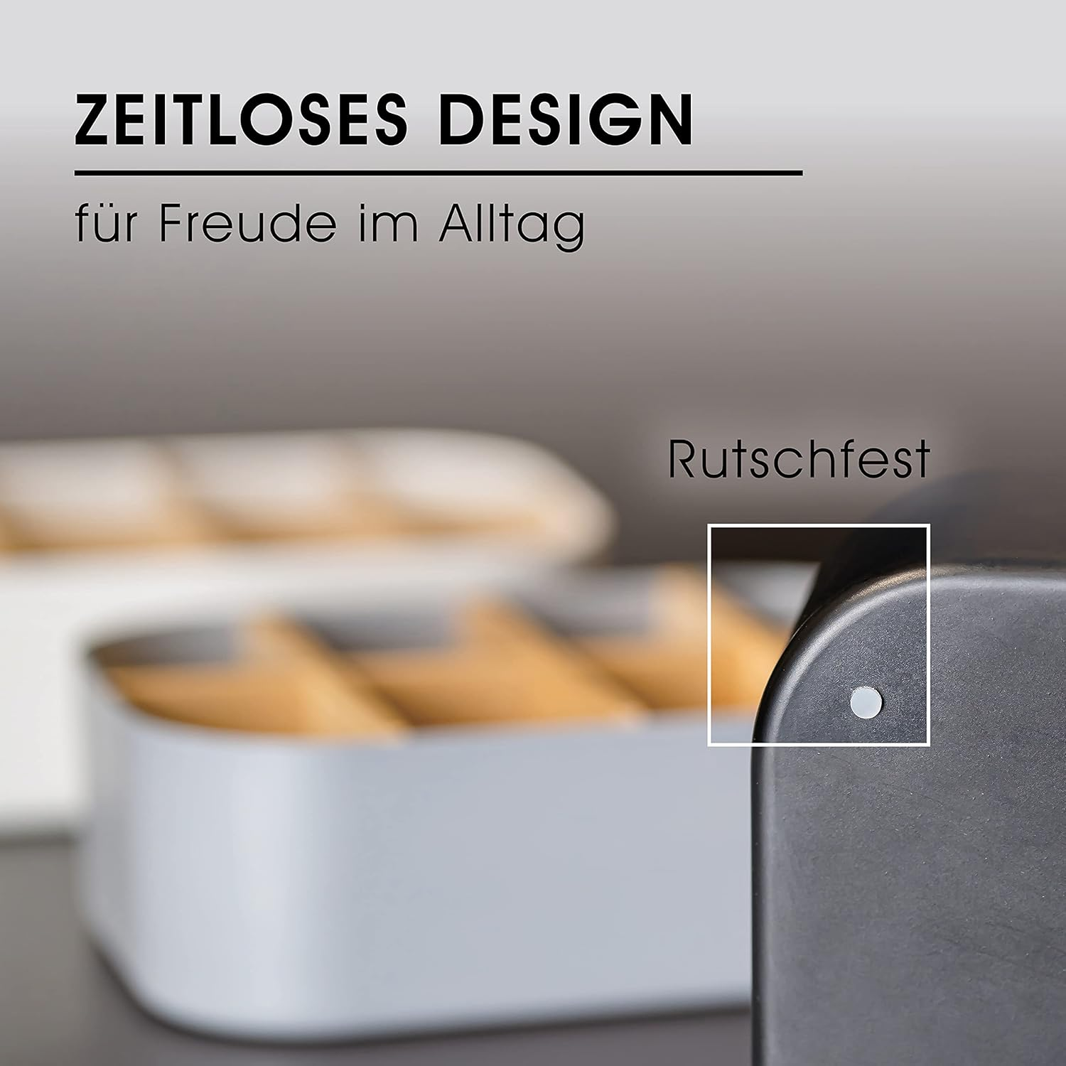 Premium ECO Bamboo Organiser for Cosmetics, Desk, Kitchen, Bathroom, Bar Accessories and Household, 8 Compartments, Non-Slip, Multifunctional, No Plastic image number 4