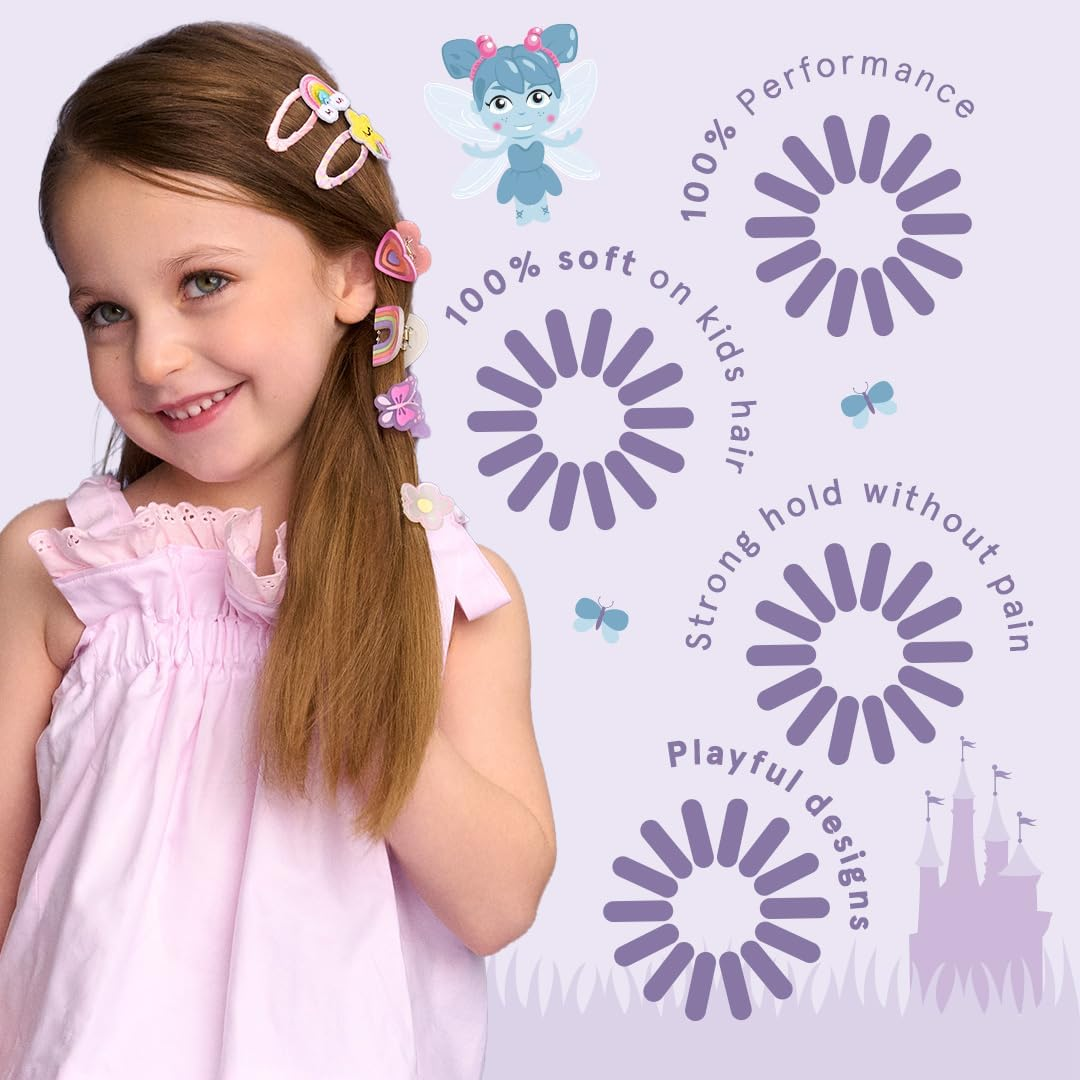 Invisibobble Kids Hair Bobbles for Girls, Blue and Pink Sprunchie Slim Kids X2 - Hair Bobbles for Babies That Do Not Hurt Hair for Girls - Scrunchies Hair against Pulling image number 6