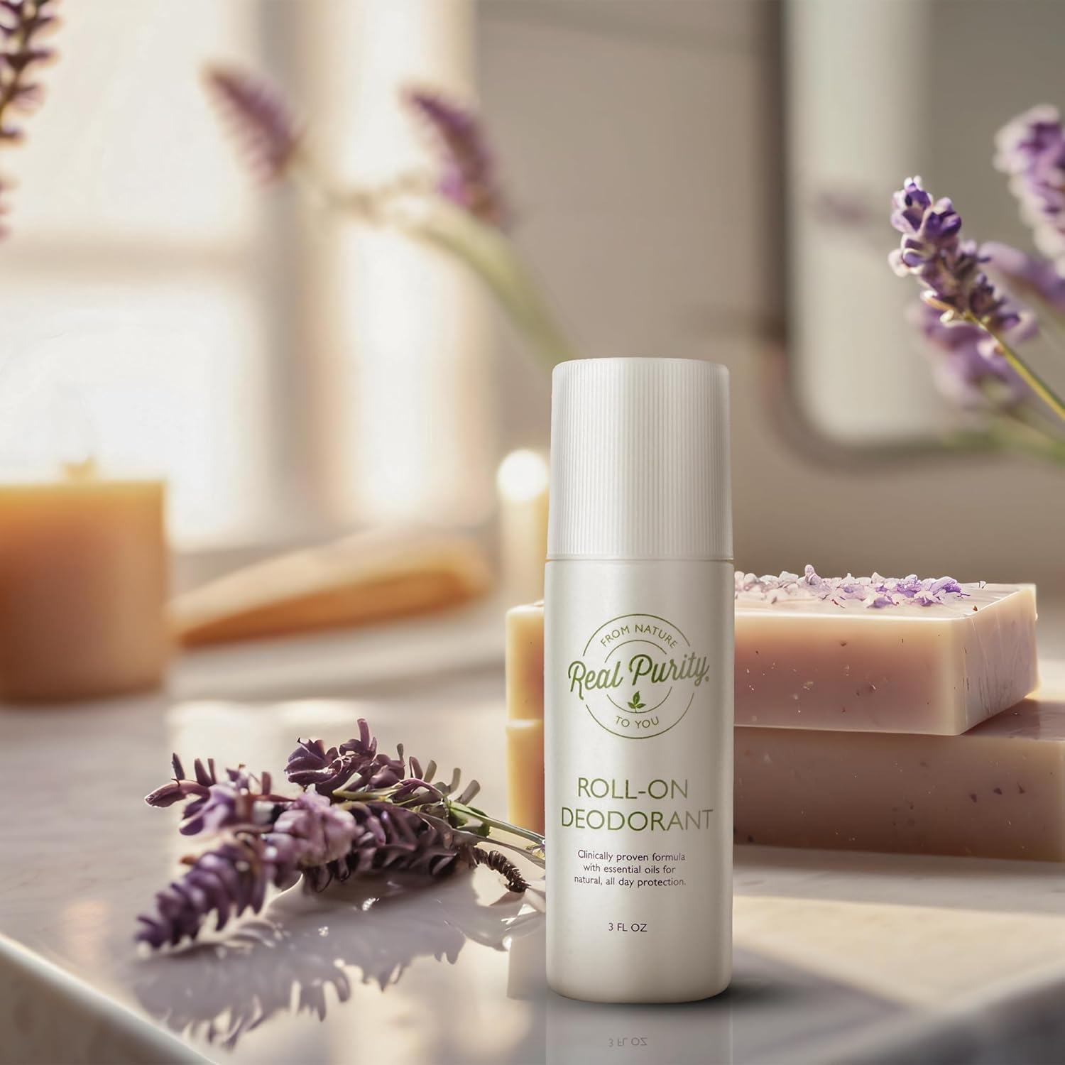 Real Purity, Roll-On Deodorant, 3 Fl Oz (89 Ml) - 2Pc image number 1