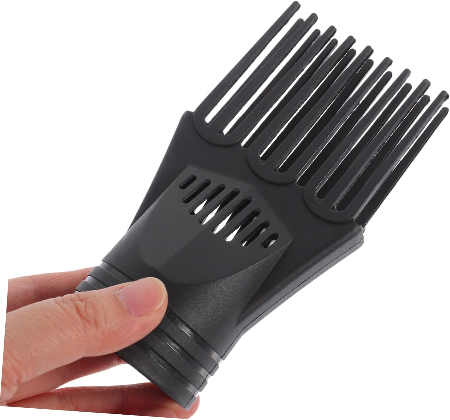 CTIRCHIU 2Pcs Hair Dryer Diffuser Comb Attachment Blow Dryer Nozzle with Uniform Heat Dissipation Lightweight Compact Design for Smooth Styling image number 2