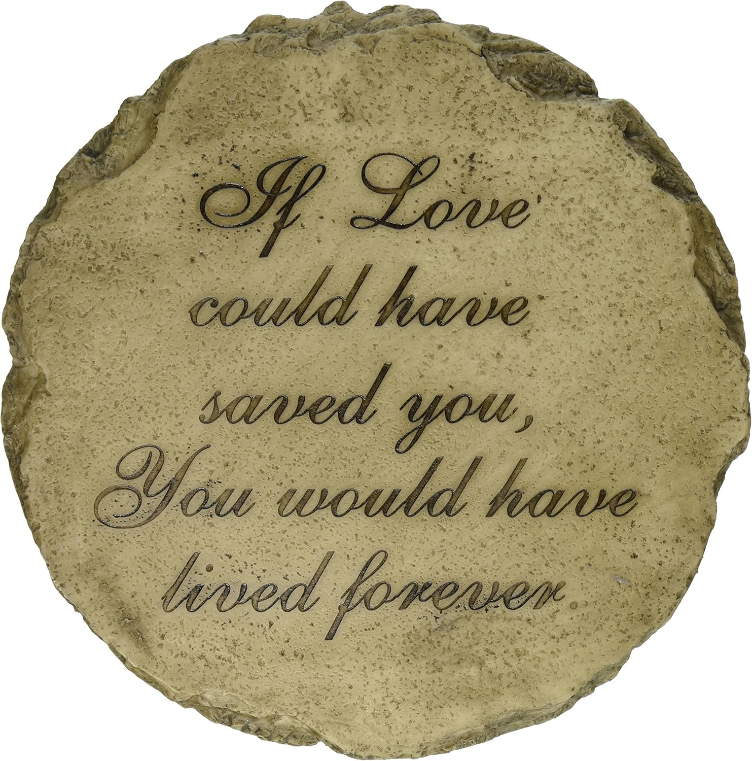 Spoontiques - Garden D&eacute;cor - Forever in Our Hearts Stepping Stone - Decorative Stone for Garden image number 2