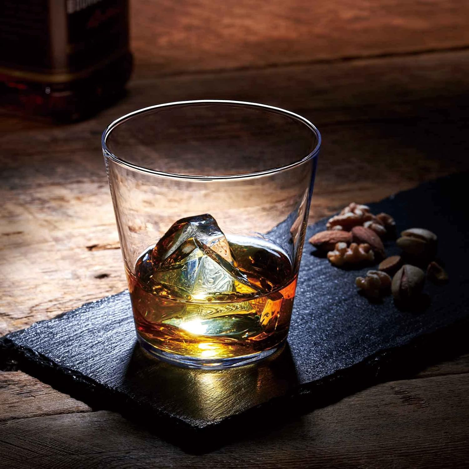 Toyo Sasaki Glass G101-T291 Whiskey Glasses, Rock Glass, Thin Making Glass Set, 11.8 Fl Oz (340 Ml), Set of 2, Rock Glass Set, Cup, Made in Japan, Dishwasher Safe image number 3