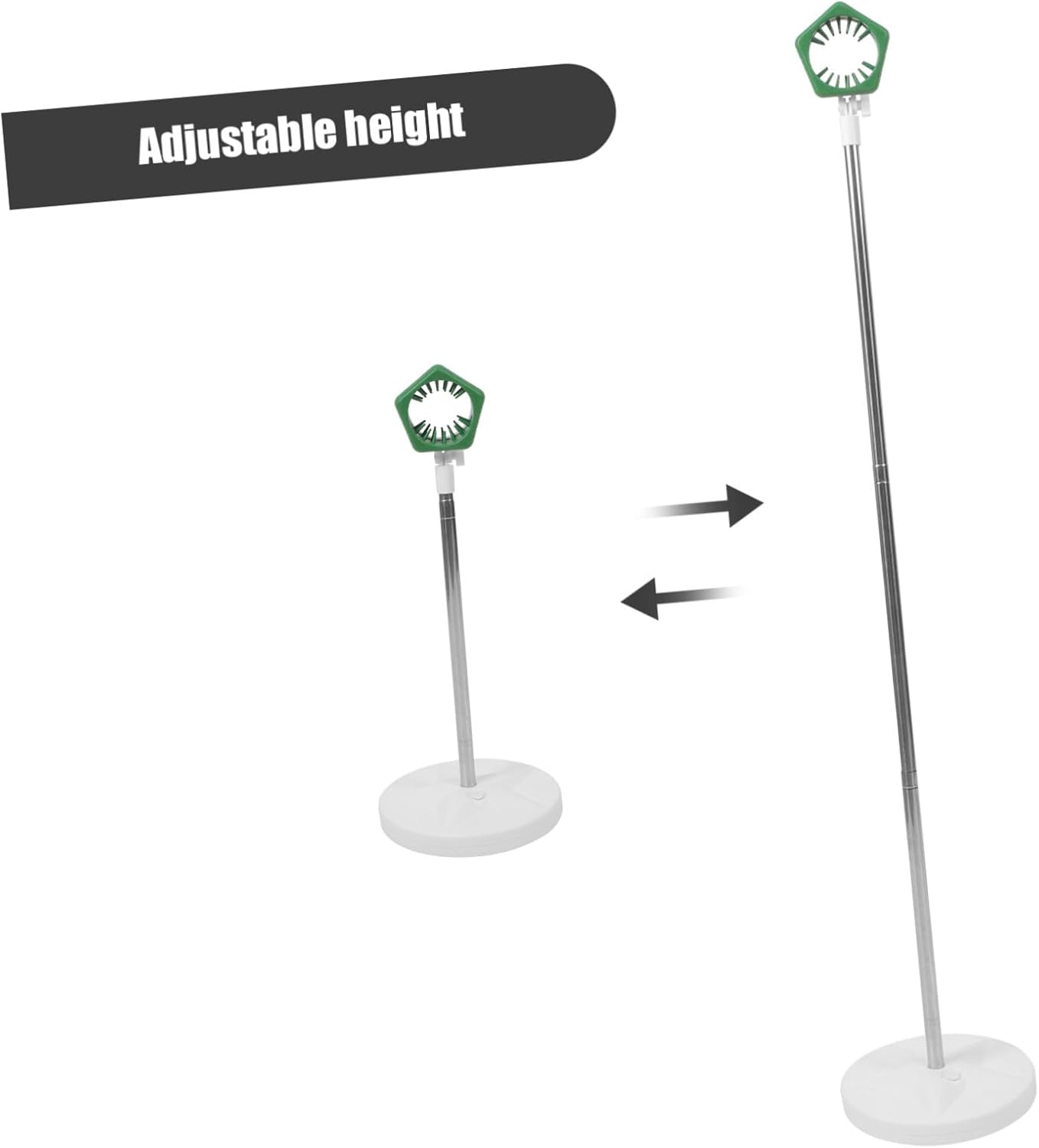 Gatuida Hands-Free Blow Dryer Stand Holder Adjustable 50-106Cm Vertical Hair Dryer Rack Floor Storage for Bathroom and Salon Use Flexible Green image number 6