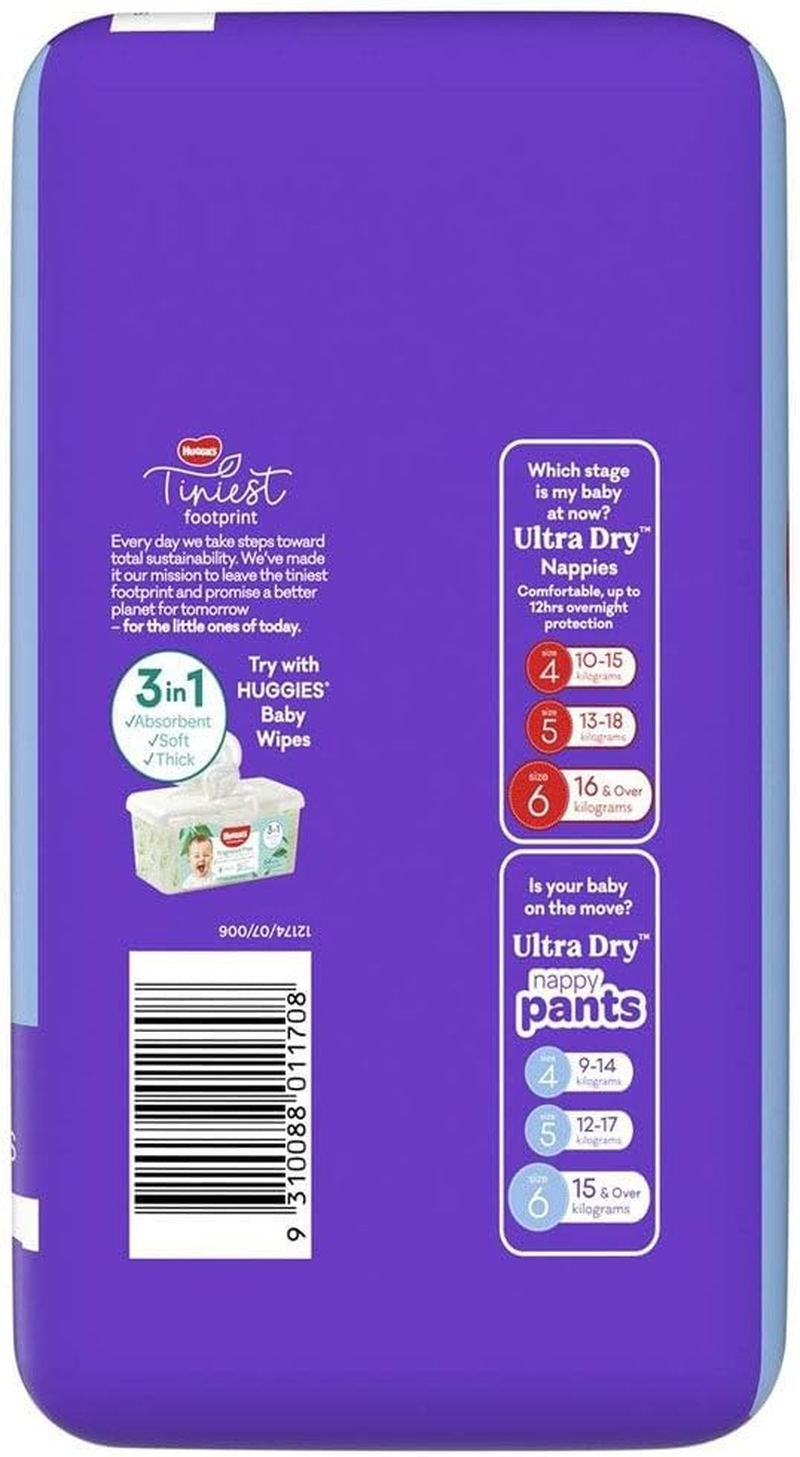 Huggies Ultra Dry Nappy Pants for 15 plus Kg Boys (Pack of 24) image number 2