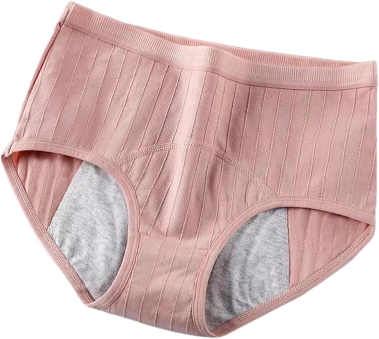 Women'S Mid-Waist Leakproof Menstrual Briefs Cotton Underwear Postpartum Panties image number 7