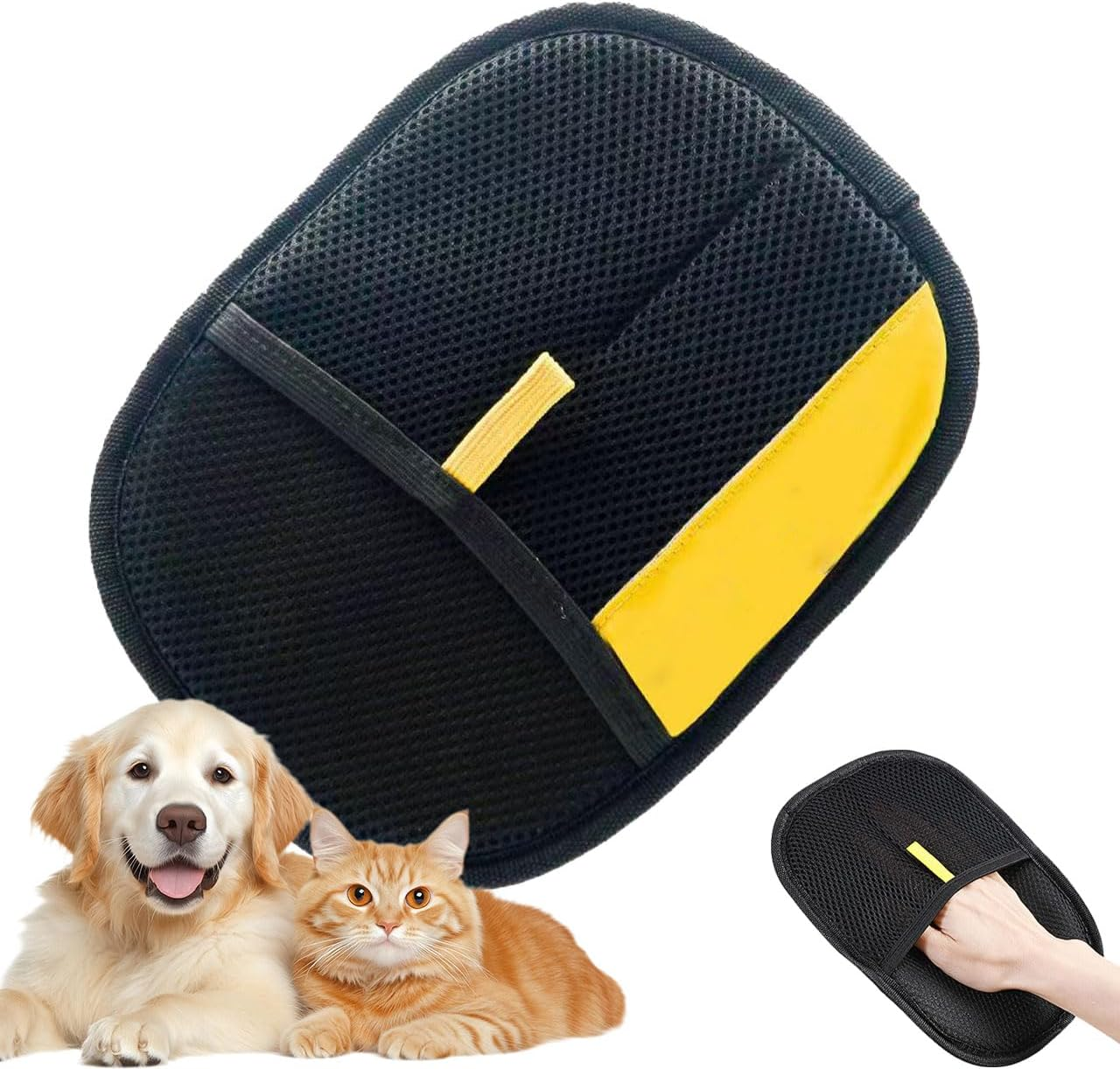 Viorane Pet Hair Remover, Viorane Electrostatic Pet Hair Removal Gloves, Double-Sided Pet Hair Remover Mitt for Dogs & Cats, Animal Fur Removal Tool for Couch, Furniture, Carpet, Car Seat (B,1Pc)