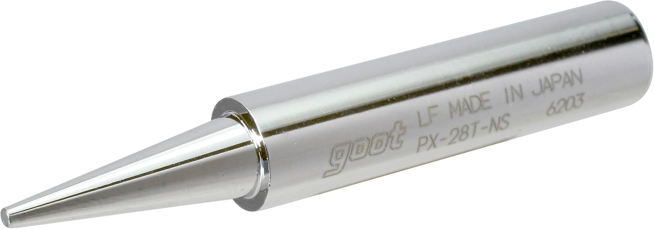 Goot PX-28T-NS Replacement Iron Tip, for Insert Nut Insert, Conical Type, for PX-280/E, Made in Japan image number 4