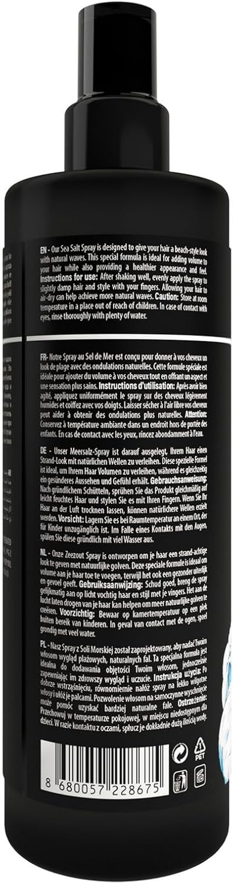 Black Red&reg; Beach Matt Texture Sea Salt Hair Spray, Medium Hold, UV Protection, 200 Ml image number 1