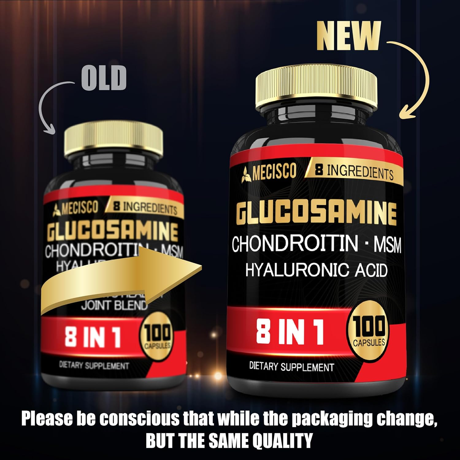 Glucosamine Chondroitin MSM - 100 Capsules image number 6