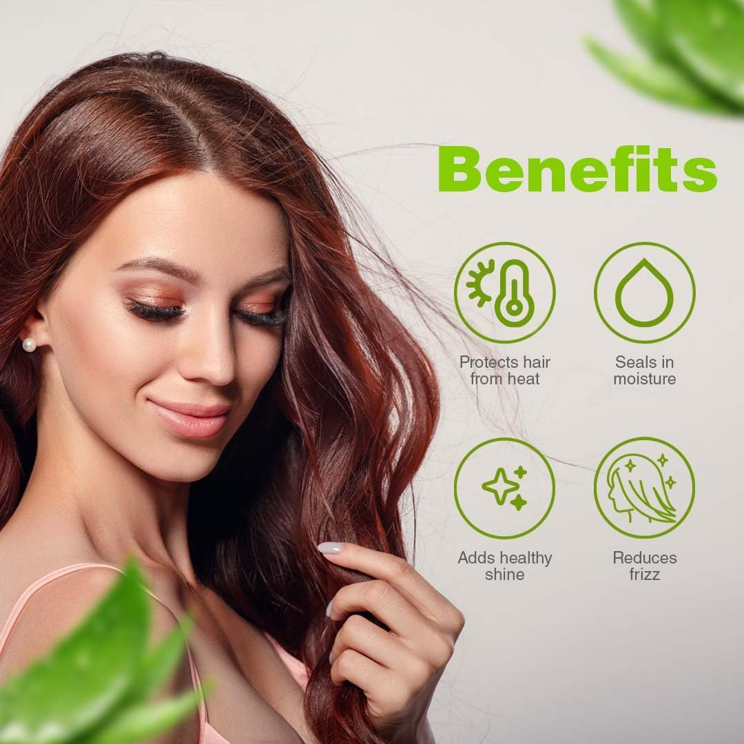 Bellahair | Revitalizing Radiance: Thermal-Activated Hair Sealant - Regenerative, Hydrating, and Protective | Frizz Free Manageable Hair Post-Shower Use 5 Fl Oz.