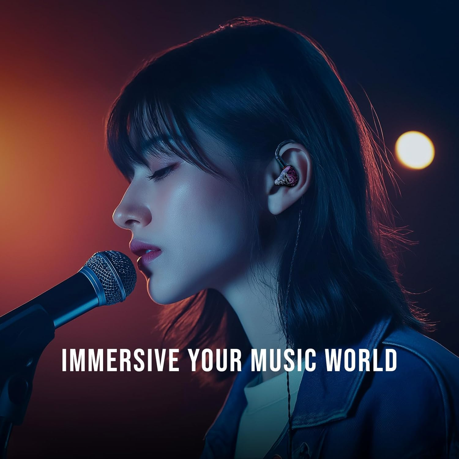 Linsoul Ziigaat Odyssey In&ndash;Ear Monitor, 1DD+3BA Hybrid IEM Earphone, Wired Gaming Earbuds, Professional Sound Isolating Inner-Ear Monitors with Detachable IEM Cable for Bass-Lovers Musician Audiophile image number 2